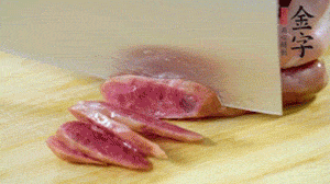 金字火腿、金字香腸、金字臘肉切片。