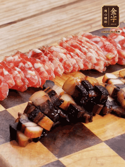 金字二八臘腸、金字醬油肉切薄片